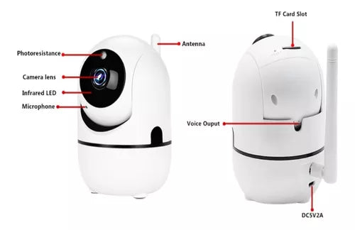 Camara De Seguridad Wifi Inalambrica
